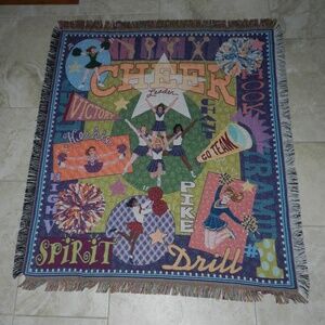 Cheerleader Throw Blanket